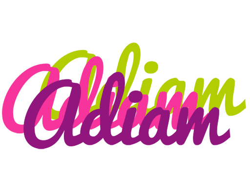 Adiam flowers logo