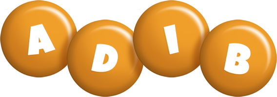 Adib candy-orange logo