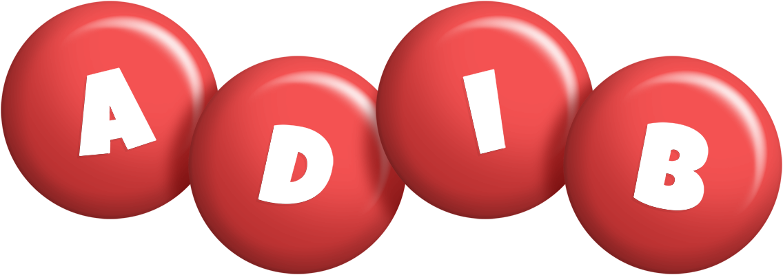 Adib candy-red logo