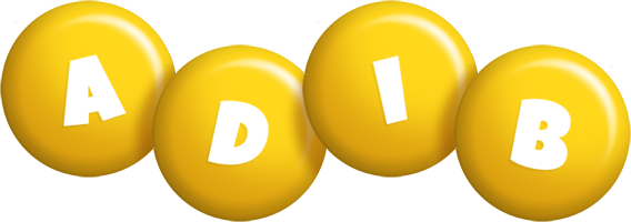 Adib candy-yellow logo