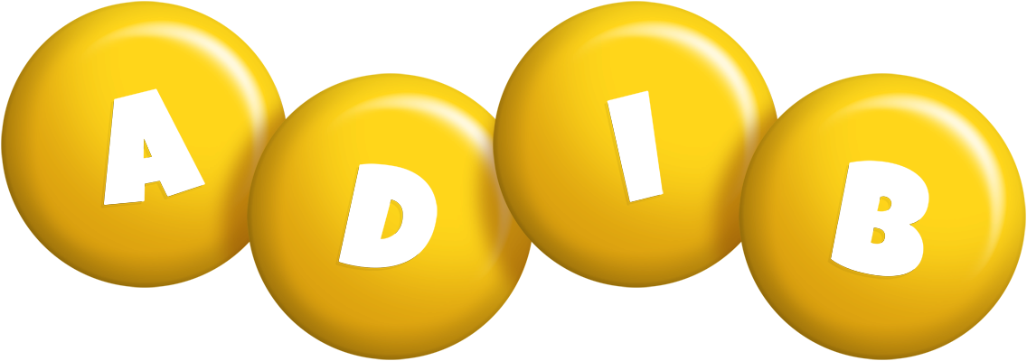 Adib candy-yellow logo