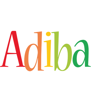 Adiba birthday logo