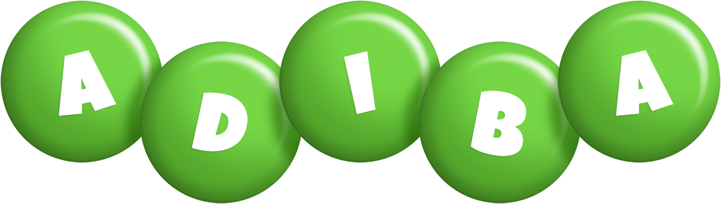 Adiba candy-green logo