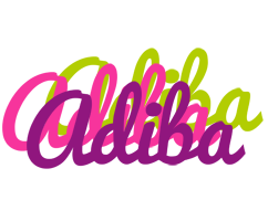 Adiba flowers logo