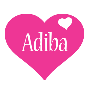 Adiba love-heart logo