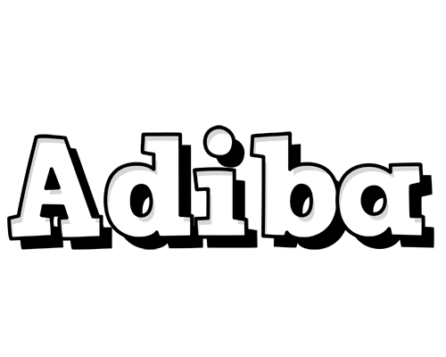 Adiba snowing logo