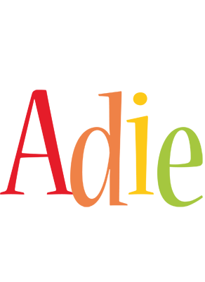 Adie birthday logo