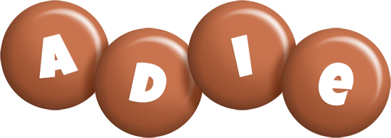 Adie candy-brown logo