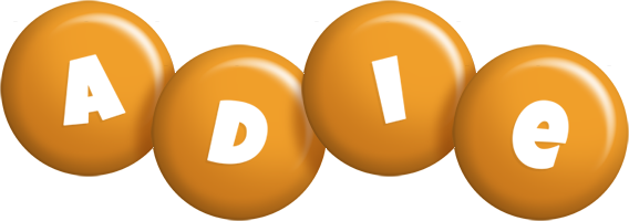 Adie candy-orange logo