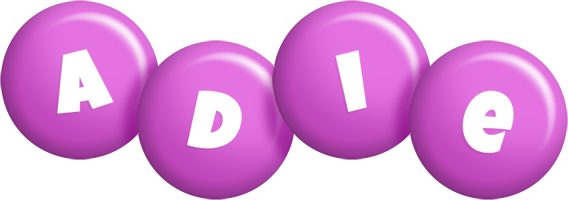 Adie candy-purple logo