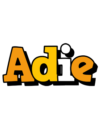 Adie cartoon logo