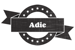 Adie grunge logo