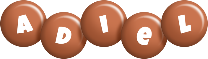 Adiel candy-brown logo