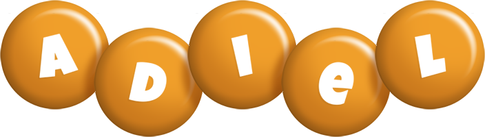 Adiel candy-orange logo