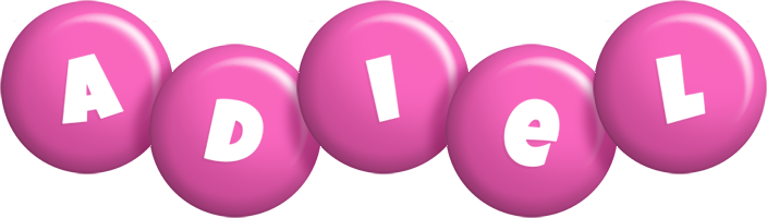 Adiel candy-pink logo