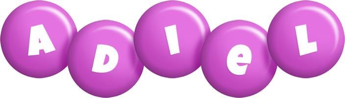 Adiel candy-purple logo