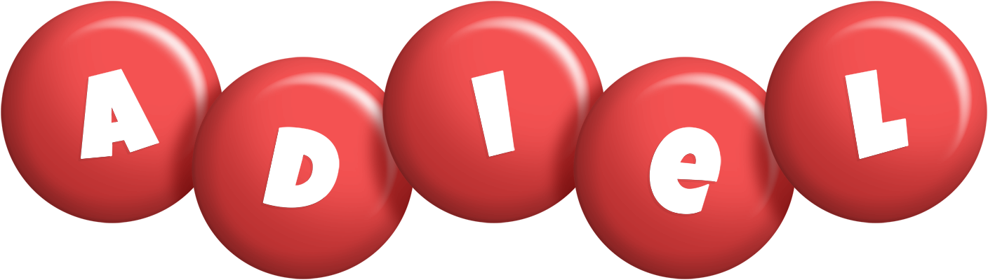 Adiel candy-red logo