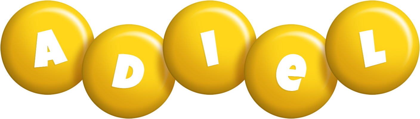 Adiel candy-yellow logo