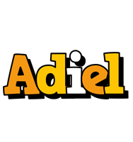 Adiel cartoon logo