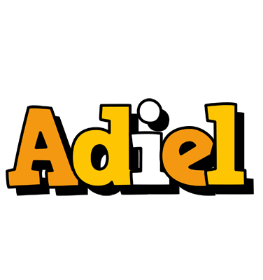 Adiel cartoon logo