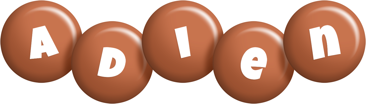 Adien candy-brown logo