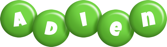 Adien candy-green logo