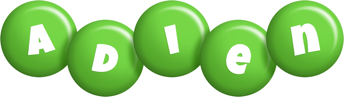 Adien candy-green logo