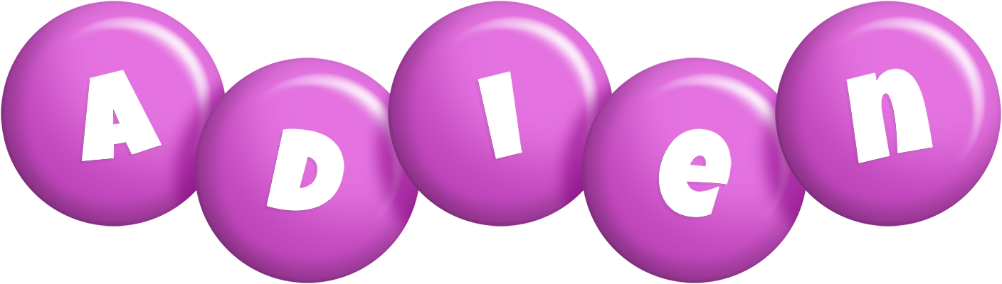 Adien candy-purple logo