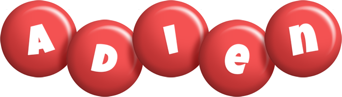 Adien candy-red logo