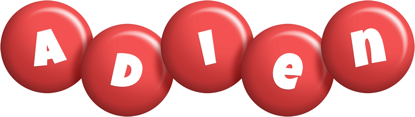 Adien candy-red logo