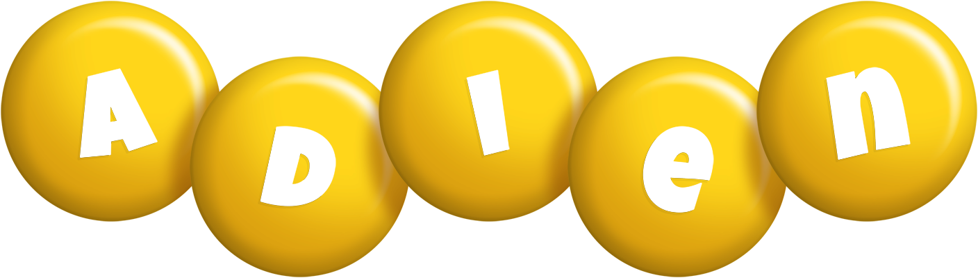 Adien candy-yellow logo
