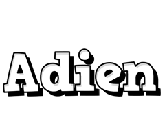 Adien snowing logo