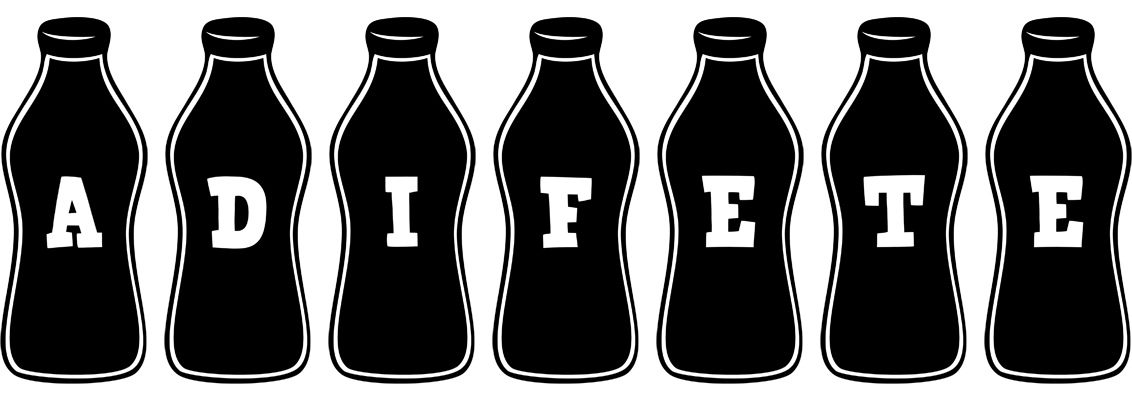 Adifete bottle logo