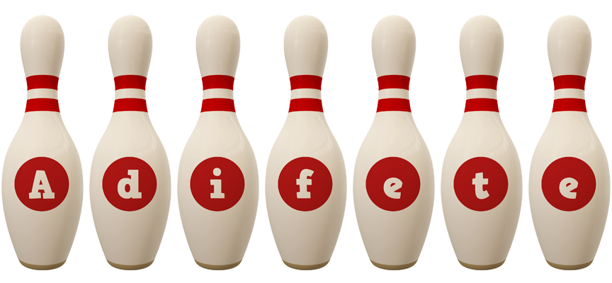 Adifete bowling-pin logo