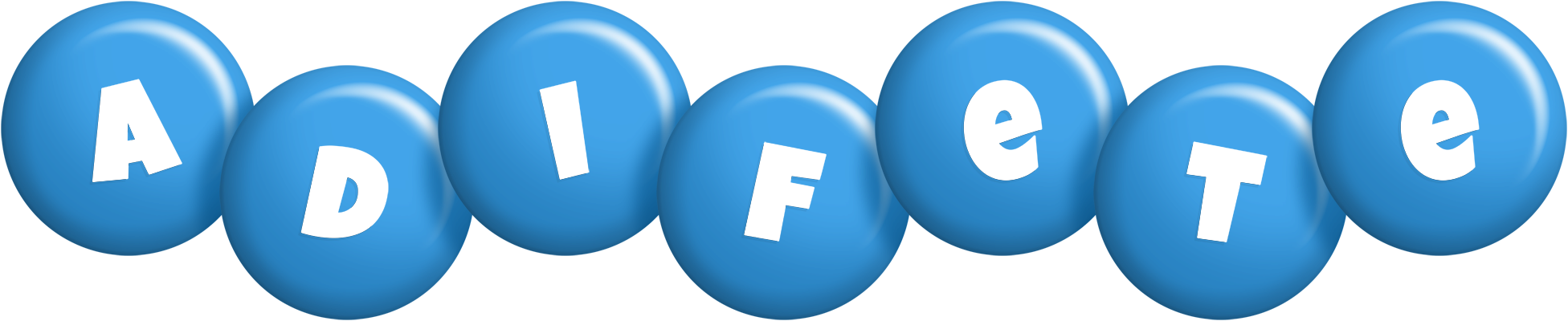 Adifete candy-blue logo