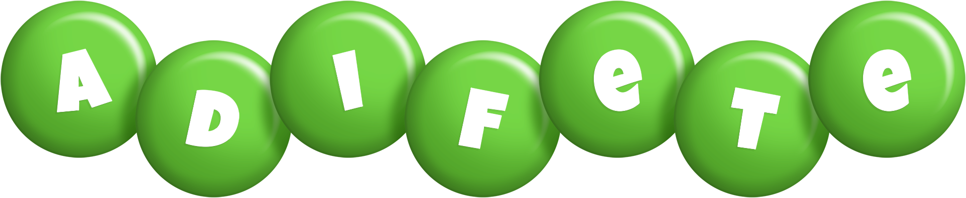 Adifete candy-green logo