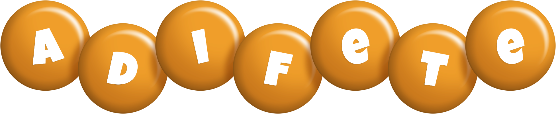 Adifete candy-orange logo
