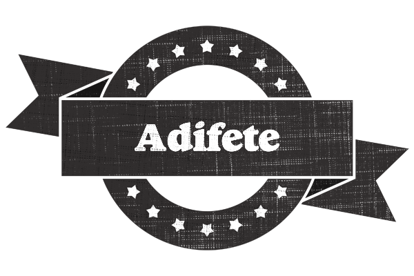 Adifete grunge logo