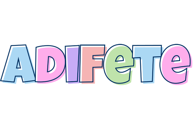Adifete pastel logo
