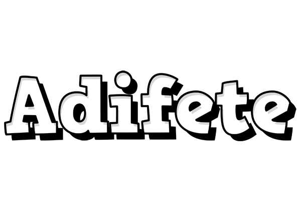 Adifete snowing logo