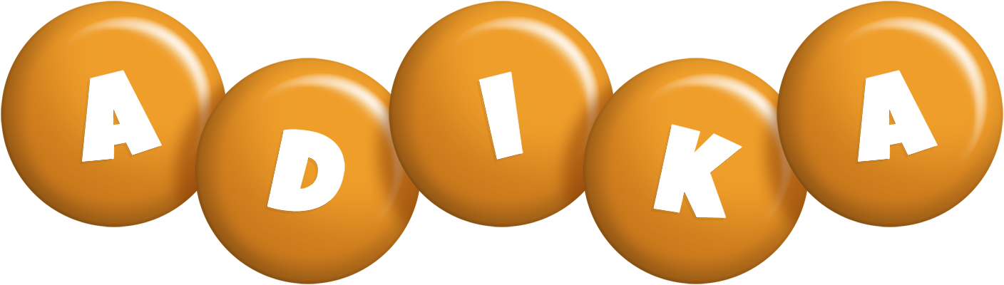 Adika candy-orange logo