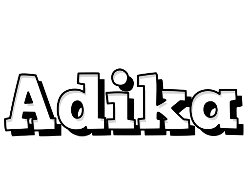 Adika snowing logo