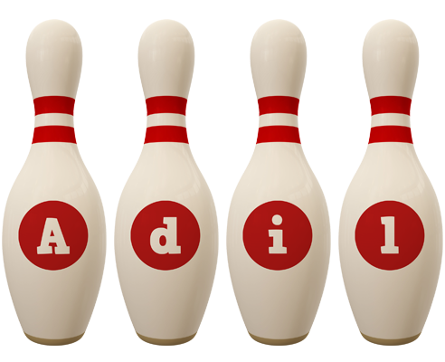 Adil bowling-pin logo