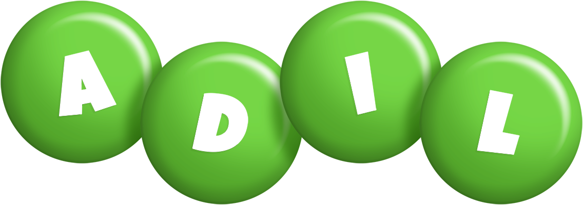 Adil candy-green logo