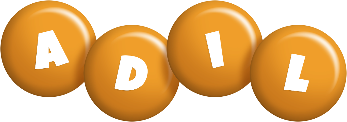 Adil candy-orange logo