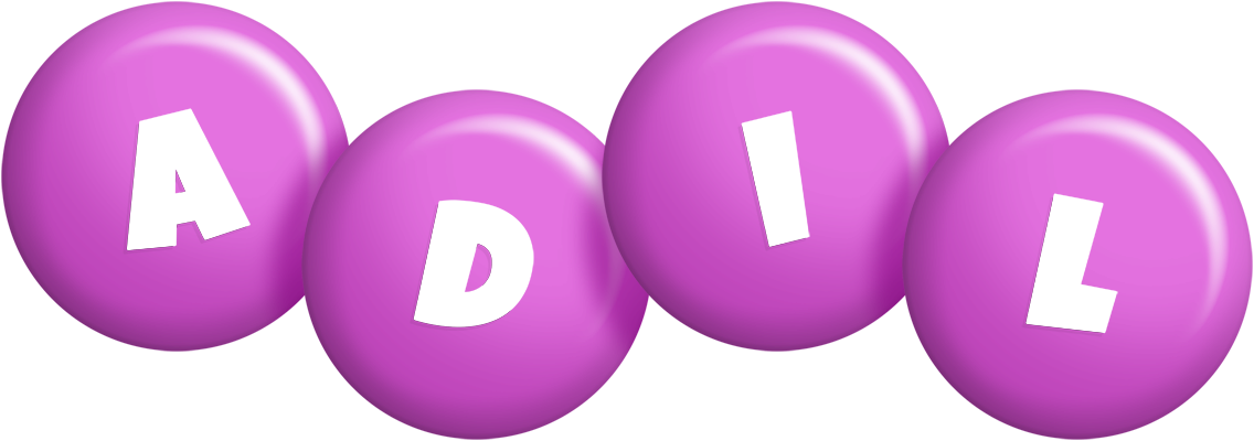 Adil candy-purple logo