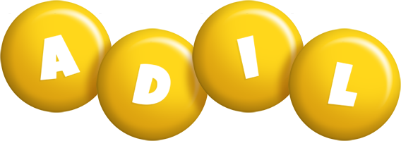Adil candy-yellow logo