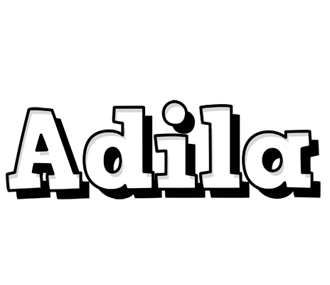Adila snowing logo