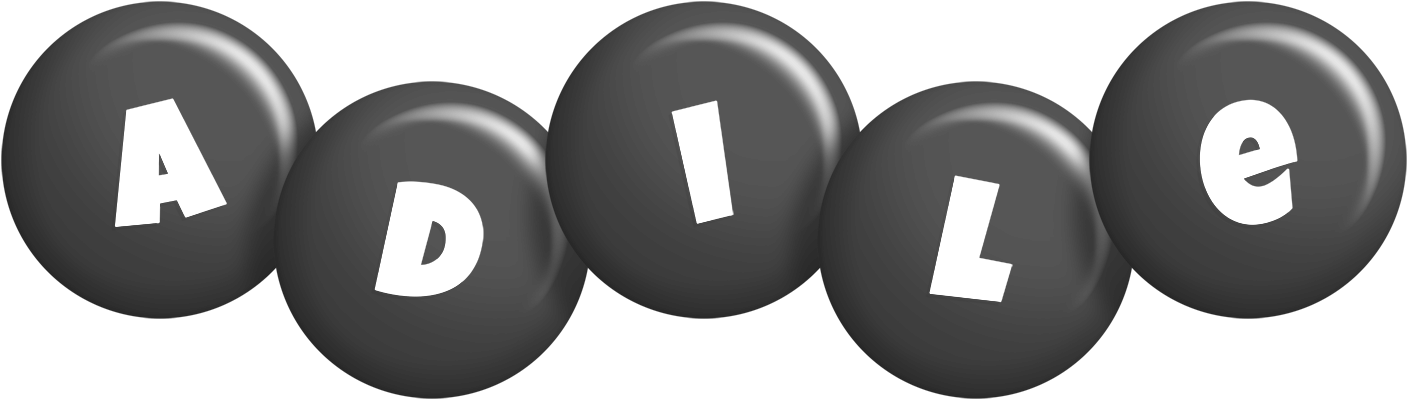 Adile candy-black logo