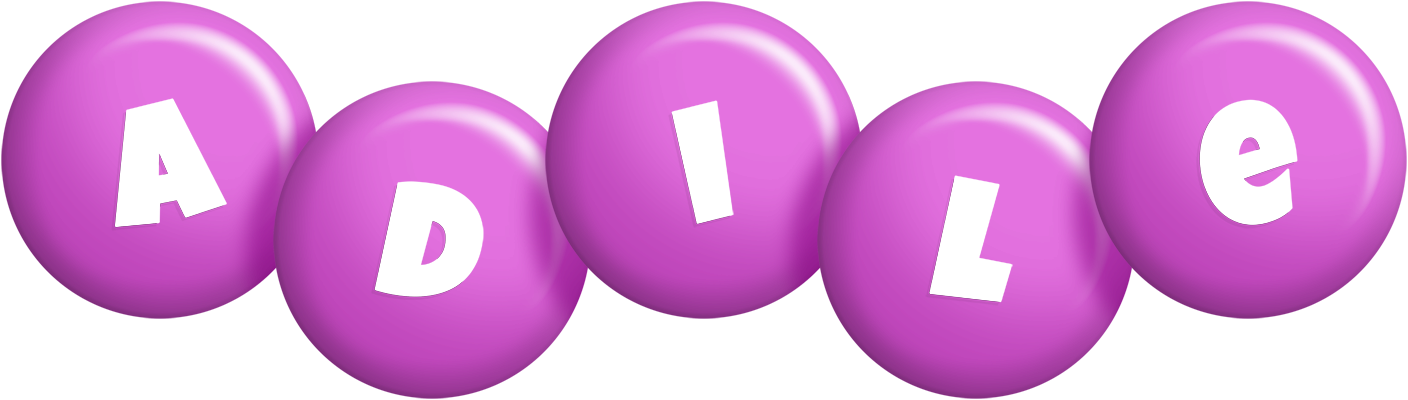 Adile candy-purple logo